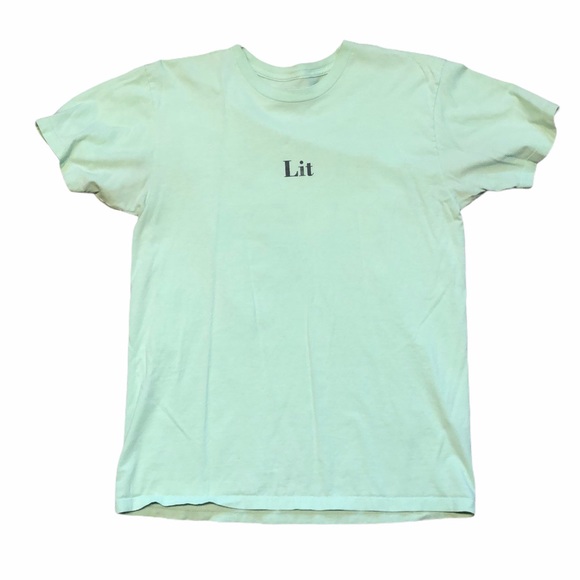 Cooke Collective Mint Green "Lit" Short Sleeve Tee - Picture 1 of 7